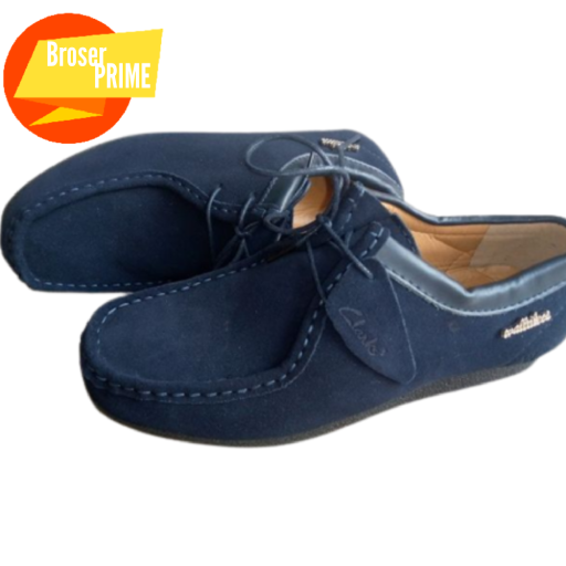 Original Wallabees  bleue en daim